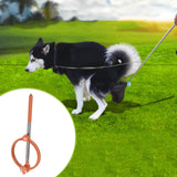 Maxbell Dog Poops Catcher Pet Waste Picker for Grass Walking Large Medium Small Pets orange