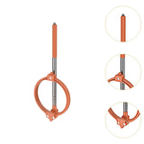 Maxbell Dog Poops Catcher Pet Waste Picker for Grass Walking Large Medium Small Pets orange