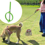 Maxbell Dog Poops Catcher Pet Waste Picker for Grass Walking Large Medium Small Pets green