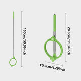 Maxbell Dog Poops Catcher Pet Waste Picker for Grass Walking Large Medium Small Pets green