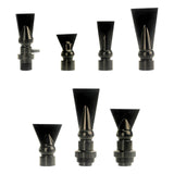 Maxbell Fish Tank Duckbill Nozzle for Circulating Pump Adjustable Black Water Outlet Length 90mm
