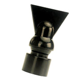 Maxbell Fish Tank Duckbill Nozzle for Circulating Pump Adjustable Black Water Outlet Length 63mm