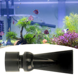 Maxbell Fish Tank Duckbill Nozzle for Circulating Pump Adjustable Black Water Outlet Length 82mm