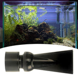 Maxbell Fish Tank Duckbill Nozzle for Circulating Pump Adjustable Black Water Outlet Length 82mm