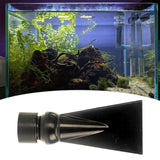 Maxbell Fish Tank Duckbill Nozzle for Circulating Pump Adjustable Black Water Outlet Length 112mm