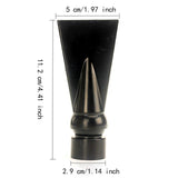 Maxbell Fish Tank Duckbill Nozzle for Circulating Pump Adjustable Black Water Outlet Length 112mm
