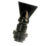 Maxbell Fish Tank Duckbill Nozzle for Circulating Pump Adjustable Black Water Outlet Length 103mm