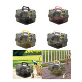 Maxbell Large Hamster Cage Small Animal Travel Case for Guinea Pigs Gerbils Hedgehog black
