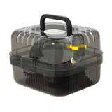 Maxbell Large Hamster Cage Small Animal Travel Case for Guinea Pigs Gerbils Hedgehog black