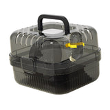 Maxbell Large Hamster Cage Small Animal Travel Case for Guinea Pigs Gerbils Hedgehog black