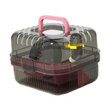 Maxbell Large Hamster Cage Small Animal Travel Case for Guinea Pigs Gerbils Hedgehog pink