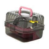 Maxbell Large Hamster Cage Small Animal Travel Case for Guinea Pigs Gerbils Hedgehog pink