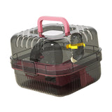 Maxbell Large Hamster Cage Small Animal Travel Case for Guinea Pigs Gerbils Hedgehog pink