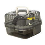 Maxbell Large Hamster Cage Small Animal Travel Case for Guinea Pigs Gerbils Hedgehog white