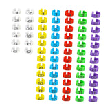 Maxbell 100Pcs Bird Leg Bands Bird Identification Leg Bands for Small Poultry Quails