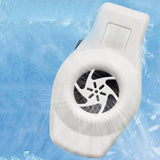 Maxbell Cooling Fan for Aquarium 2 Level Speed  for Salt Fresh Water White