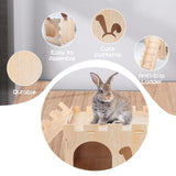 Maxbell Hamster House and Habitat Cage Accessories for Dwarf Mice Chinchilla Hamster