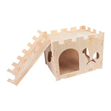 Maxbell Hamster House and Habitat Cage Accessories for Dwarf Mice Chinchilla Hamster