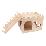 Maxbell Hamster House and Habitat Cage Accessories for Dwarf Mice Chinchilla Hamster