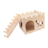 Maxbell Hamster House and Habitat Cage Accessories for Dwarf Mice Chinchilla Hamster