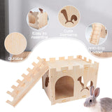 Maxbell Hamster House and Habitat Cage Accessories for Dwarf Mice Chinchilla Hamster