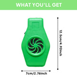 Maxbell Aquarium Small Fan Fish Tank Cooling Fan for Hamsters Freshwater Saltwater Green