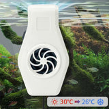 Maxbell Aquarium Small Fan Fish Tank Cooling Fan for Hamsters Freshwater Saltwater White