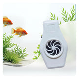 Maxbell Aquarium Small Fan Fish Tank Cooling Fan for Hamsters Freshwater Saltwater White