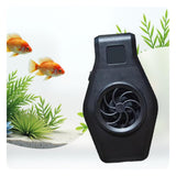 Maxbell Aquarium Small Fan Fish Tank Cooling Fan for Hamsters Freshwater Saltwater black
