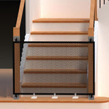 Maxbell Stair Gates Pet Isolation Fence Portable with Hooks for Home Stairs Doorways 110cmx78cm