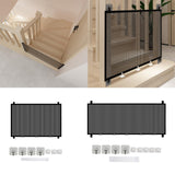 Maxbell Stair Gates Pet Isolation Fence Portable with Hooks for Home Stairs Doorways 110cmx78cm