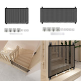 Maxbell Stair Gates Pet Isolation Fence Portable with Hooks for Home Stairs Doorways 110cmx78cm