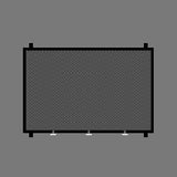 Maxbell Stair Gates Pet Isolation Fence Portable with Hooks for Home Stairs Doorways 110cmx78cm