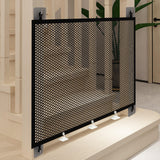 Maxbell Stair Gates Pet Isolation Fence Portable with Hooks for Home Stairs Doorways 110cmx78cm