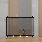 Maxbell Stair Gates Pet Isolation Fence Portable with Hooks for Home Stairs Doorways 110cmx78cm