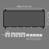 Maxbell Stair Gates Pet Isolation Fence Portable with Hooks for Home Stairs Doorways 180cmx78cm