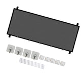 Maxbell Stair Gates Pet Isolation Fence Portable with Hooks for Home Stairs Doorways 180cmx78cm