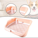 Maxbell Pet Dog Toilet Portable for Small and Medium Dogs Accessories Trainer Corner Pink