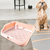 Maxbell Pet Dog Toilet Portable for Small and Medium Dogs Accessories Trainer Corner Pink