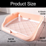 Maxbell Pet Dog Toilet Portable for Small and Medium Dogs Accessories Trainer Corner Pink