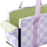 Maxbell Cat Outdoor Carrier for Car Comfortable Washable with Neck Support for Puppy Purple