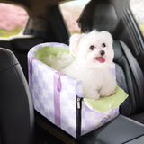 Maxbell Cat Outdoor Carrier for Car Comfortable Washable with Neck Support for Puppy Purple