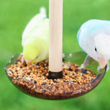 Maxbell Bird Feeder Hanging Convenient with Food Tray for Conures Cockatiels Parrots