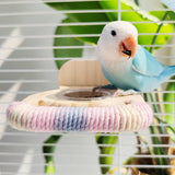 Maxbell Bird Perch Sturdy Parrot Wood Perch Stand for Budgie Parakeets Small Parrots