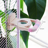 Maxbell Bird Perch Sturdy Parrot Wood Perch Stand for Budgie Parakeets Small Parrots