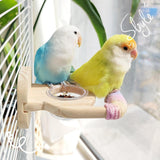 Maxbell Bird Perch Sturdy Parrot Wood Perch Stand for Budgie Parakeets Small Parrots