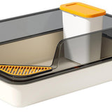 Maxbell Cat Litter Box with Scatter Shield Open Top for Kitten Rabbit Small Animals