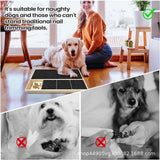 Maxbell Dog Nail Scratch Board with Treat Box Easy to Use Puppy with Treat Dispenser