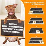 Maxbell Dog Nail Scratch Board with Treat Box Easy to Use Puppy with Treat Dispenser