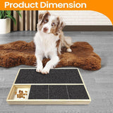 Maxbell Dog Nail Scratch Board with Treat Box Easy to Use Puppy with Treat Dispenser